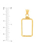 Pamp Suisse Lady Fortuna 10gr Screw Top Plain Coin Bezel