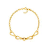 Hollow Teardrop Link Adjustable Bracelet