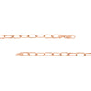 5.25mm Paper Clip Chain with Lobster Lock