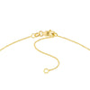 Script 'O' with Diamond Bezel Necklace