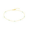 Enamel Evil Eye Station Chain