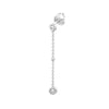 Drop Earrings with Diamond Bezels and Beads