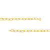 Flat Polished Oval Link Bracelet