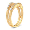 14K 0.25Ct Diamond Ring Guard