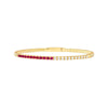 50/50 Ruby &amp; Diamond Flex Tennis Bracelet