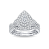 14K WG 1.00CT Diamond Bridal Ring