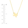 States Plain Map Necklace