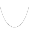 14K White Gold .85 mm D/C Cable Chain