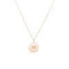 Aquarius Organic Disc Pendant Necklace