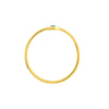 Emerald Bezel Wire Ring