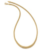 14K Polished Graduated Fancy Link Necklace