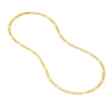 4.7mm Light Concave Figaro Chain Lobster Lock Endcap