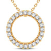14K 0.25Ct Diamond Pendant