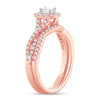 14K 0.77Ct Diamond Bridal Ring