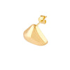 Polished Triangular Stud Earrings