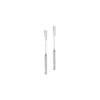 Diamond and Polished Bar Drop Earrings