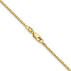14K 1.3mm Box Chain