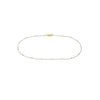 2.0mm Two-Tone Saturn Curb Chain with Lobster Lock