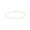 0.8mm Two-Tone Designer Twist Chain with Lobster Lock