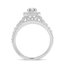 14K WG 1.00CT Diamond Bridal Ring
