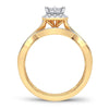 10K 0.61Ct Diamond Bridal Ring
