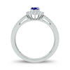 14K 0.25Ct  Diamond  Sapphire  Ring
