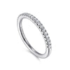 14K White Gold Diamond Matching Wedding Band