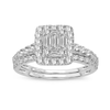 14K WG 1.00CT Diamond Bridal Ring