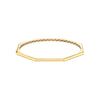 Geometric Octagon Bangle Bracelet