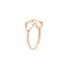 Plated Sterling Silver Infinity Ring
