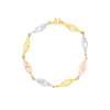 Tri-Color Twisted Filigree Bracelet