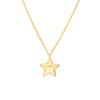 Puff Star Necklace with Lobster