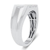 10K 0.15Ct Diamond Mens Ring