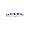 Sapphire &amp; Diamond Stackable Band