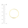 25mm Endless Wire Hoop Earrings