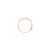 Plated Sterling Silver CZ Infinity Ring