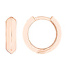 Knife Edge Polished Mini Hoops