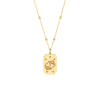 Pisces Engraved Pendant