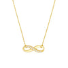 Half-CZ Infinity Adjustable Necklace
