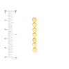 Round Discs Dangle Earrings