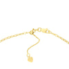 Black Enamel Diamond-Shaped Drops Necklace