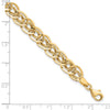 10K Yellow Gold Triple Fancy Link Bracelet