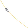 Sterling Silver Oval Filigree Stations Long Necklace