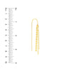 Multi Chain Dangle Threader Earrings
