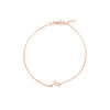 Plated Sterling Silver Mini CZ Dolphin Bracelet