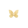 Fluted Butterfly Micro Stud Earrings