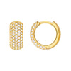5 Row Diamond Pave Huggies (1/2tcw)