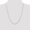 14K White Gold 1.5mm Spiga Chain