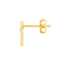 4pt Diamond Cross Stud Earrings