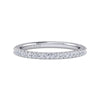 14K White Gold Matching Wedding Band